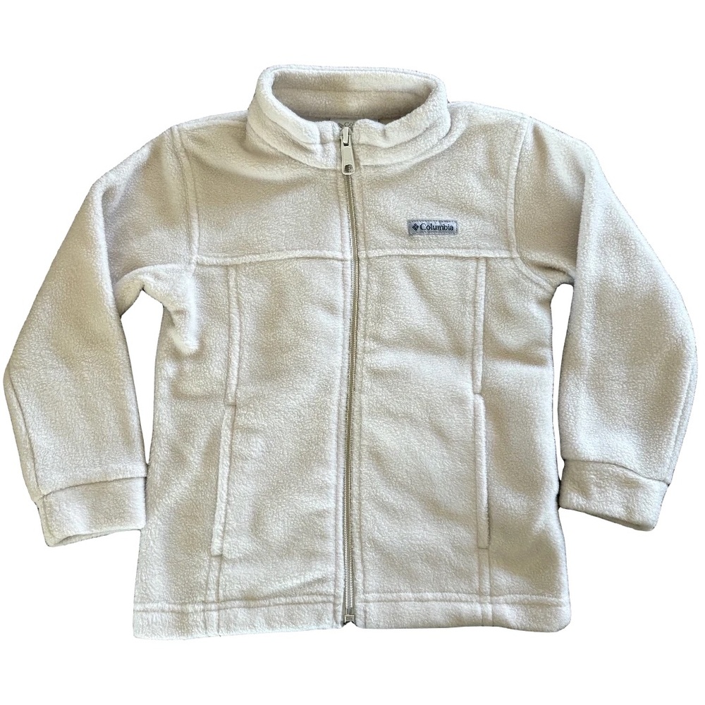 Columbia Girls Cream Fleece Jacket